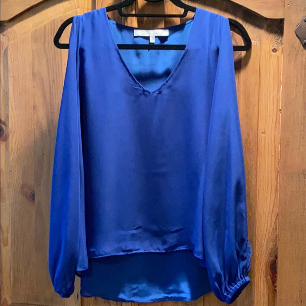 Lovers + Friends open arm blouse